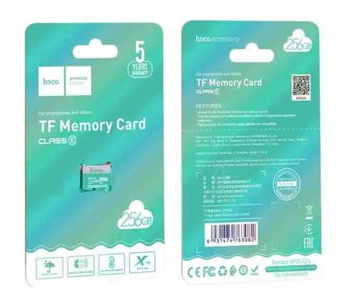 Карта памяти HOCO microSDXC 256GB Class10