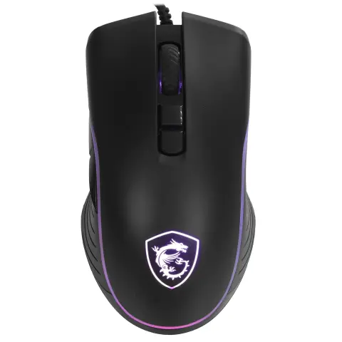 Мышь игровая проводная MSI Forge GM300 1200-7200dpi 7кноп RGB 1.5м
