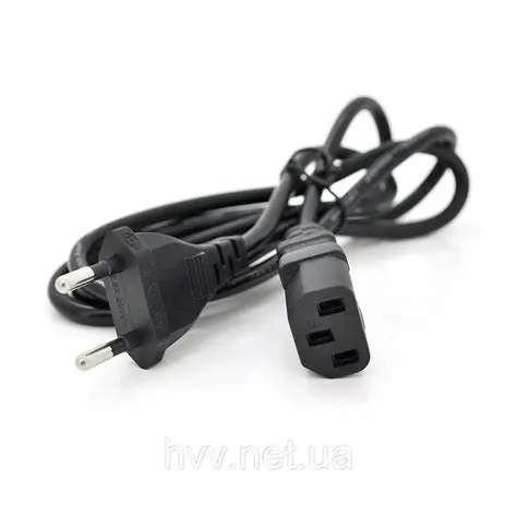 Кабель питания DeTech 1.2м (без заземления)